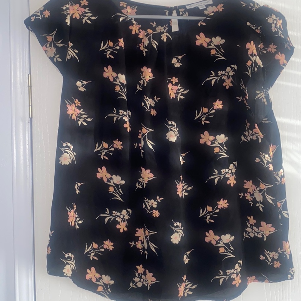 Black sheer shirt